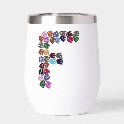 Colorful Tulip Lettered “F” (背面)