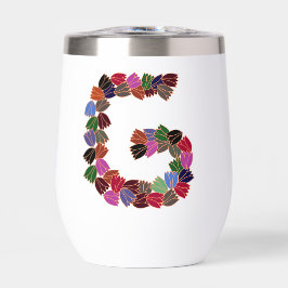 Colorful Tulip Lettered “G”