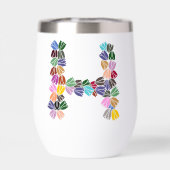 Colorful Tulip Lettered “H” (背面)