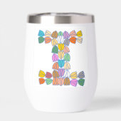 Colorful Tulip Lettered “I” (背面)