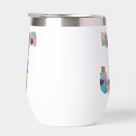 Colorful Tulip Lettered “J” (右面)