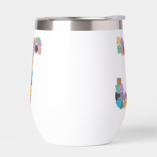 Colorful Tulip Lettered “J” (左面)