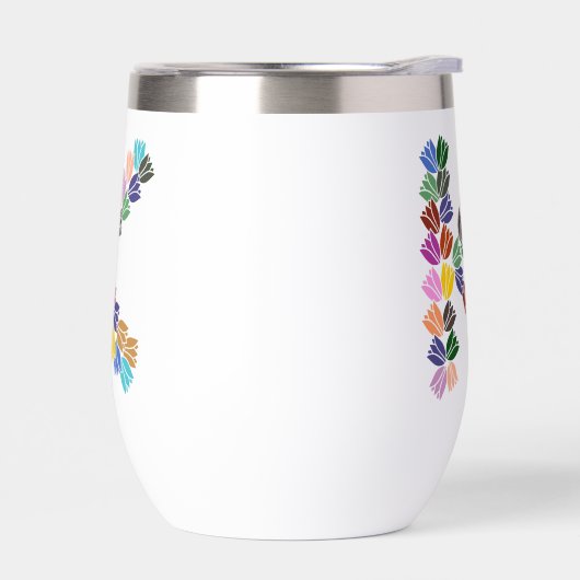 Colorful Tulip Lettered “K” (左面)