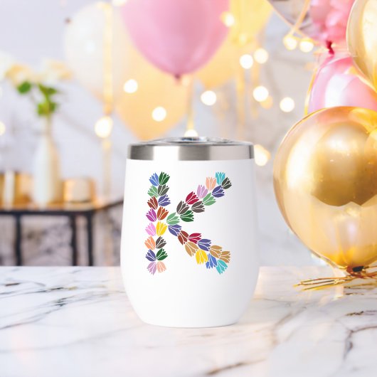 Colorful Tulip Lettered “K” (バチェラーパーティー (回転後))