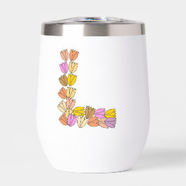 Colorful Tulip Lettered “L”