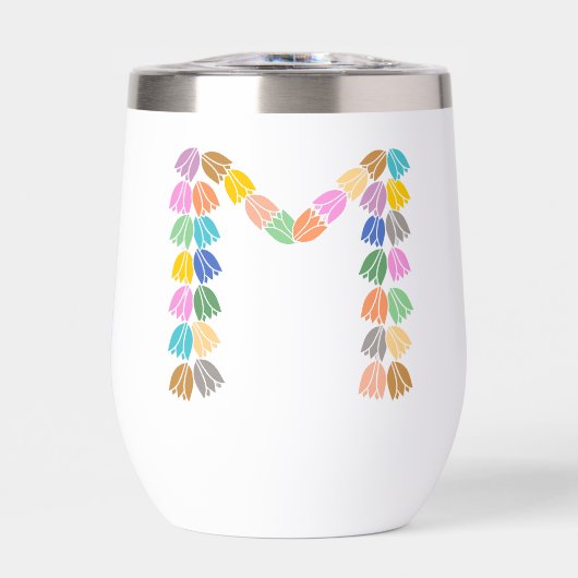 Colorful Tulip Lettered “M” (正面)