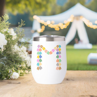 Colorful Tulip Lettered “M”