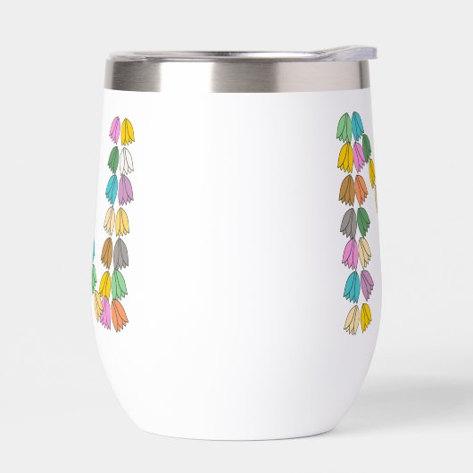 Colorful Tulip Lettered “N” (左面)