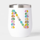 Colorful Tulip Lettered “N” (背面)