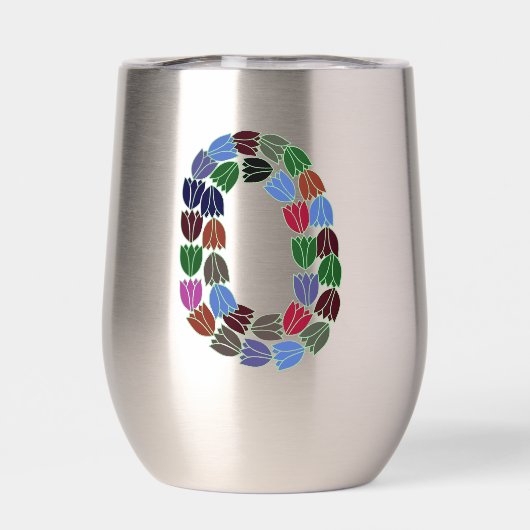 Colorful Tulip Lettered “O” (背面)