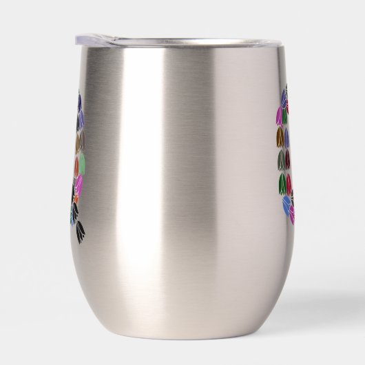 Colorful Tulip Lettered “Q” (右面)