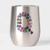 Colorful Tulip Lettered “Q” (背面)