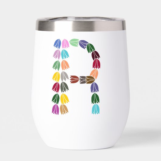 Colorful Tulip Lettered “R” (背面)