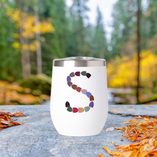 Colorful Tulip Lettered “S” (アウトドア (回転後))