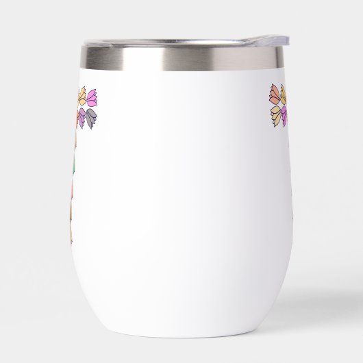 Colorful Tulip Lettered “T” (左面)