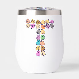 Colorful Tulip Lettered “T”