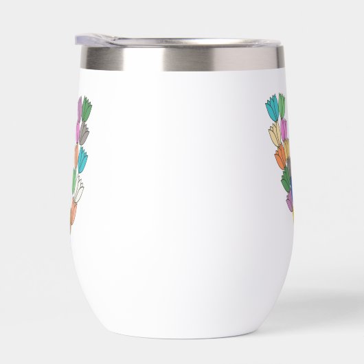 Colorful Tulip Lettered “V” (右面)