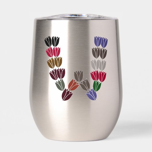 Colorful Tulip Lettered “W” (正面)