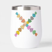 Colorful Tulip Lettered “X” (背面)