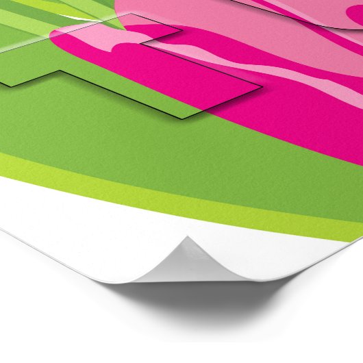 Colorful Tulips ポスター (角)