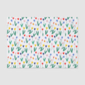 Colorful Tulips  薄葉紙 (正面)