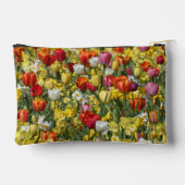 Colorful Tulips & Daffodils Pattern Cosmetic Bag アクセサリーポーチ (裏面)