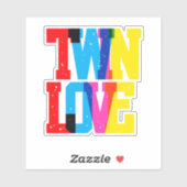 Colorful Twin Love Sticker  シール (シート)