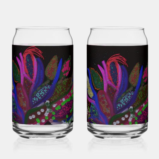 Colorful Undersea Life ガラス缶 (裏面)