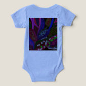 Colorful Underwater Marine Life Infant T-Shirt (デザイン裏面)