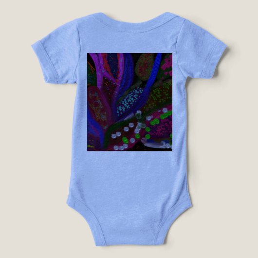 Colorful Underwater Marine Life Infant T-Shirt (デザイン裏面)