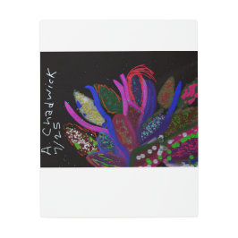 Colorful Underwater Sea Life Metal Wall Art メタルプリント