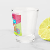Colorful Unique Retro Vacay Mode ショットグラス (右)