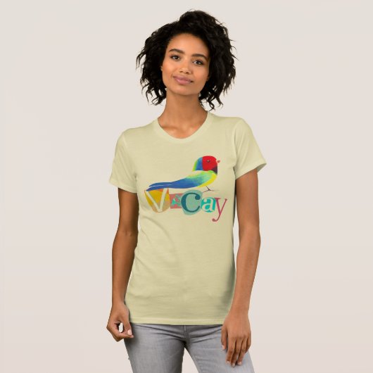 Colorful Unique Retro Vacay Mode Tシャツ (正面フル)