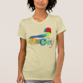 Colorful Unique Retro Vacay Mode Tシャツ (正面)