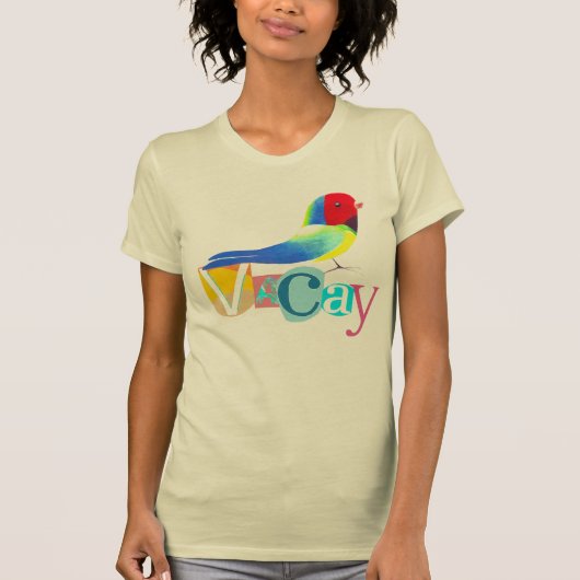 Colorful Unique Retro Vacay Mode Tシャツ (正面)