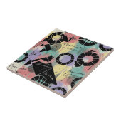 Colorful Urban Graffiti Pattern (10) タイル (側面)