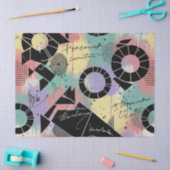 Colorful Urban Graffiti Pattern (10) 薄葉紙 (クラフト)