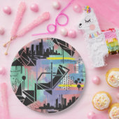 Colorful Urban Graffiti Pattern (11) ペーパープレート (パーティー)