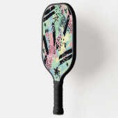 Colorful Urban Graffiti Pattern (12) ピックルボールラケット (左)