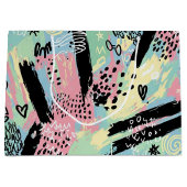 Colorful Urban Graffiti Pattern (12) ラージペーパーバッグ (正面)