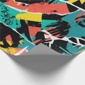 Colorful Urban Graffiti Pattern (13) ラッピングペーパー (角)