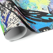 Colorful Urban Graffiti Pattern (1) ラッピングペーパー (ロールコーナー)