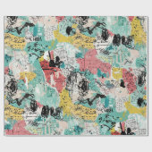 Colorful Urban Graffiti Pattern (2) ラッピングペーパー (フラット)