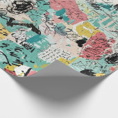 Colorful Urban Graffiti Pattern (2) ラッピングペーパー (角)