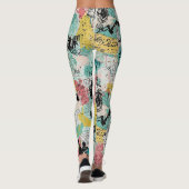 Colorful Urban Graffiti Pattern (2) レギンス (裏面)
