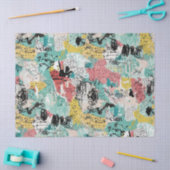 Colorful Urban Graffiti Pattern (2) 薄葉紙 (クラフト)