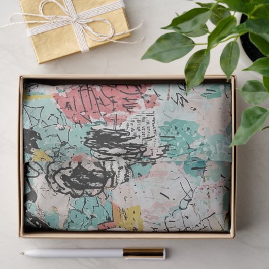 Colorful Urban Graffiti Pattern (2) 薄葉紙 (ギフト)