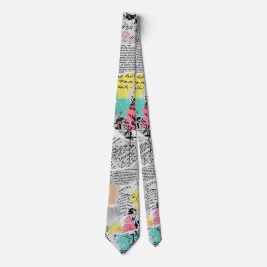 Colorful Urban Graffiti Pattern (3) ネクタイ (正面)