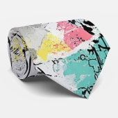 Colorful Urban Graffiti Pattern (3) ネクタイ (ロール)