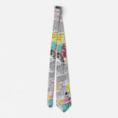 Colorful Urban Graffiti Pattern (3) ネクタイ (裏面)